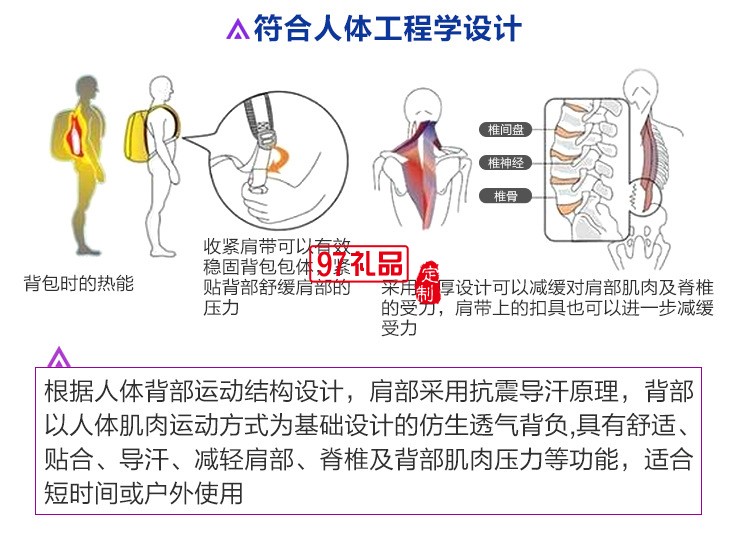 戶外休閑折疊背包雙肩輕便旅行包