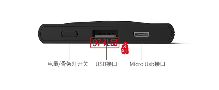 迷你便攜薄充電寶LCD數(shù)顯移動(dòng)電源聚合物智能手機(jī)通用