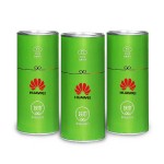 華為定制案例 竹纖維高檔毛巾罐裝新品 可定制LOGO