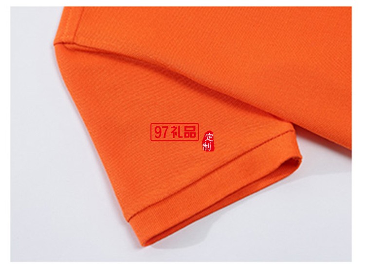 JE純色翻領(lǐng)兒童款可定制logo定制Polo衫員工服飾廣告衫