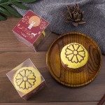 中秋節(jié)禮品蛋糕造型廣告創(chuàng)意純棉盒裝月餅毛巾 可定制logo