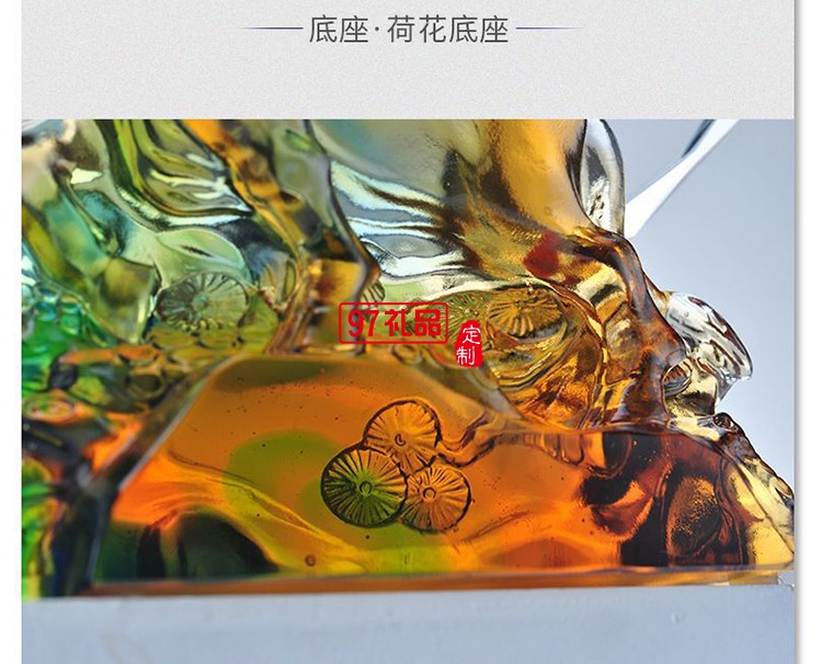 生肖牛年原創(chuàng)水晶琉璃獎(jiǎng)牌