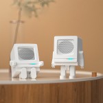  USB充電迷你藍(lán)牙小音箱 復(fù)古機器人音箱定制公司廣告禮品