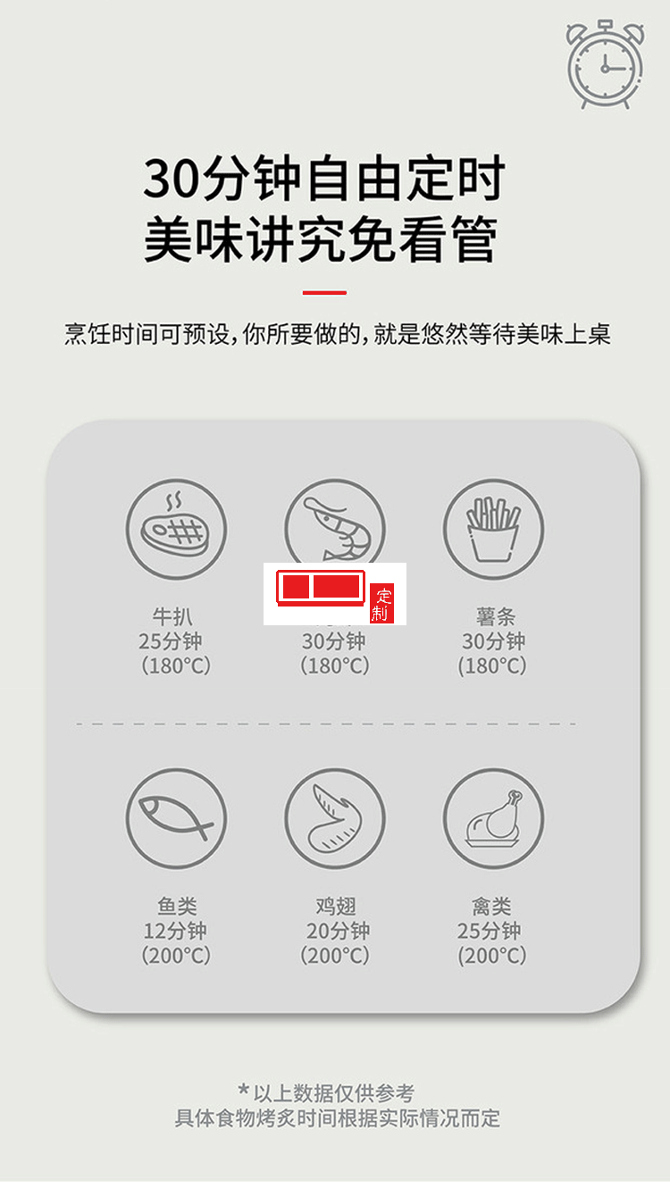 空氣炸鍋新款烤箱大容量智能無油小多功能全自動電一體機定制公司廣告禮品