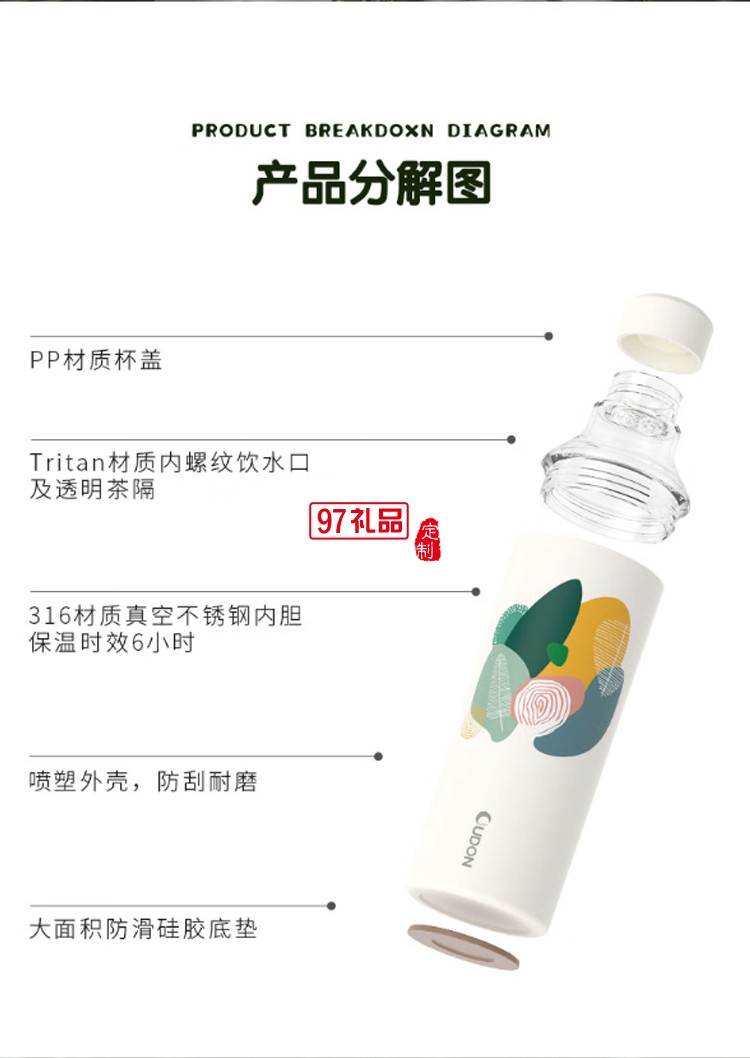 貝特系列-冶萃冷OUDON便攜運(yùn)動冷萃杯 冷泡杯 泡茶用便攜隨行杯  