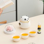 月滿桂香時，把團圓揉進晚風(fēng)里，熊貓茶具套組