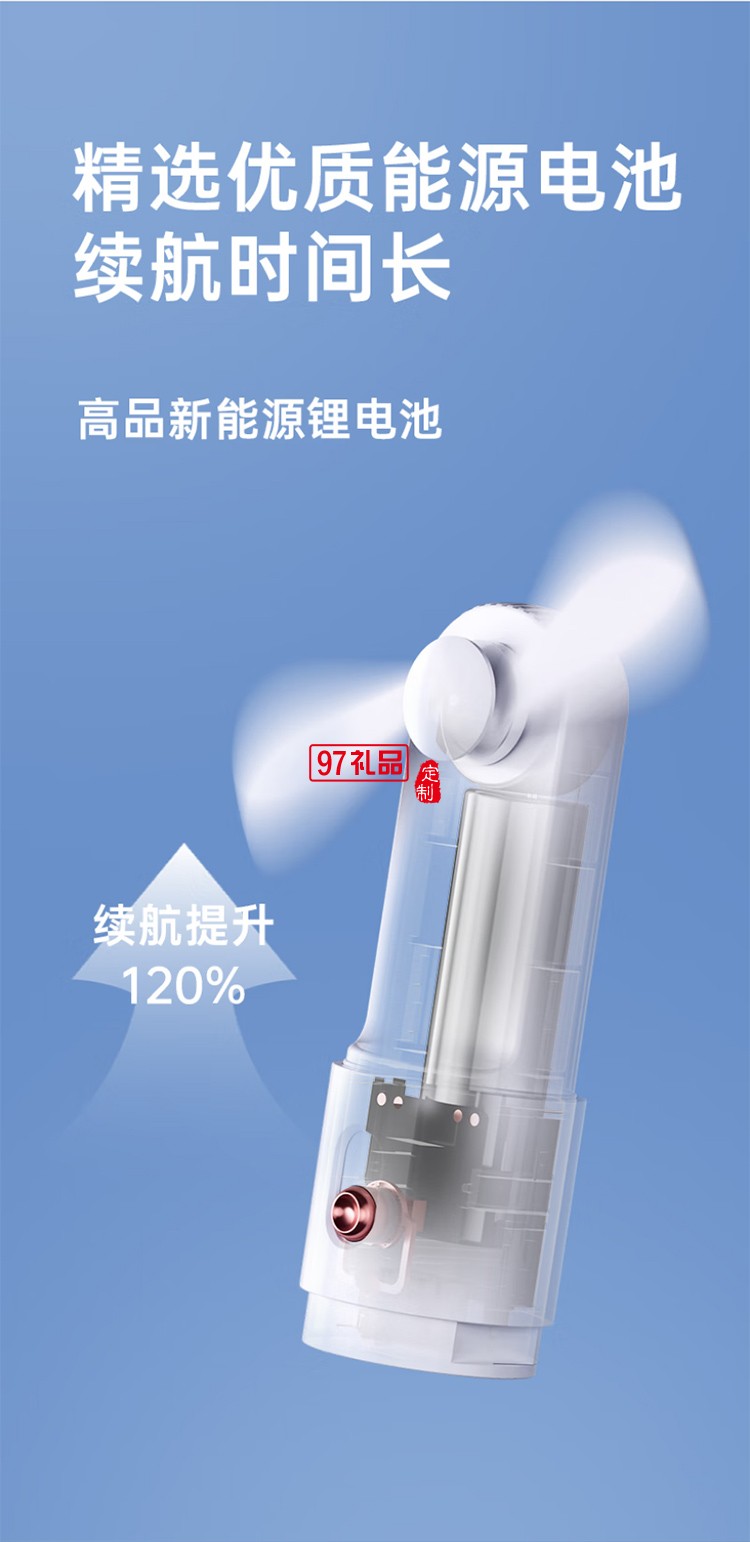 暴走【口袋風(fēng)扇】手持小風(fēng) 多功能隨身便攜可充電輕音3檔大風(fēng)力戶外辦公室