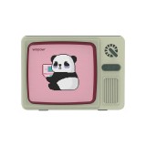熊貓電視復(fù)古藍(lán)牙小音箱HIFI級(jí)音效續(xù)航時(shí)間長(zhǎng)小巧便攜情人節(jié)生日禮物