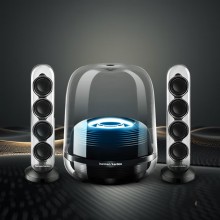電腦音箱桌面藍(lán)牙音箱氛圍燈音響生日禮物